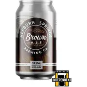 Hepburn Springs Brown Ale Can 375mL