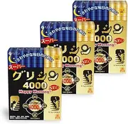 FINE JAPAN Glycine 4000, L-Theanine GABA, Sleeping aid and stress relief (30 Sticks) Set of 3
