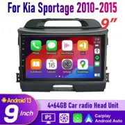 9" Wireless CarPlay Android Auto Car radio For Kia Sportage 2010-2015 head unit (for: Kia)