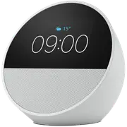 Amazon Echo Glacier White Spot Smart Alarm Clock 2024