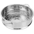 9 Inch Stainless Steel Steamer Basket, Veggie Steamer Rack with Handle, Silve...