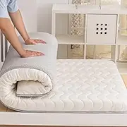 Futon Mattress - Japanese Floor Mat, Portable Foldable Student Dorm Sleeping Mat, Full Size Guest Sleeping Mat, Single Bed, Double Bed, Queen Size Mattress