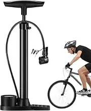 Cycle Pump Floor, Tire Inflator with Digital Gauge Portable High Pressure Cycle Pump, Floor Electric Air Pump Handheld Cycle Supplies for Cycle