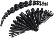 [BodyJewelryOnline] Taper Kit with Plugs Double O-Rings 14G-00G Stretching Kit 36 Pieces