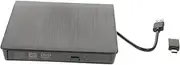 ARTIBETTER External USB Cd DVD Rw Optical Drive Black Intelligent Design for Easy Recording Play No External Adapter Needed for System Installations and Everyday Use