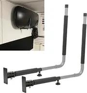 Car Roof Box Side Wall Mount Car Roof Box Wall Mount Rack Foldable Telescopic 5KG Load Bearing Kayak Storage Hooks Hanger for Canoes Surfboard Kayak Wall Mount Hangers