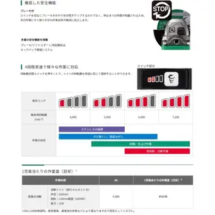 《五金勘吉》HIKOKI G1210DA 12v 砂輪機 12v 電動砂輪機 迷你砂輪機 輕巧切割 切鐵 切鋼筋 研磨