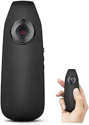 Razunoth Smart Mini HD Camera, 1080p HD Night Vision and Motion Detection, Portable Pocket Tiny Body Cams with Back Clip,for Cycling Home Office Security (1pc+32g)