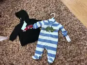 Gemboree/Carters,boys clothes $10 Each,Size 3-6 Months,Hoodies Black,Jumpsuit.!
