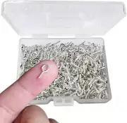 300PCS Small Screw Eye Pins,10 X 5Mm Eye Pins Hooks,Mini Screw Eye Pin Peg