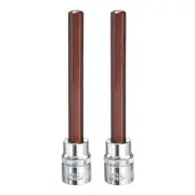 10mm Hex Bit Socket 3/8" Drive Extension Bit Ratchet Wrench Accessories 2 Pcs