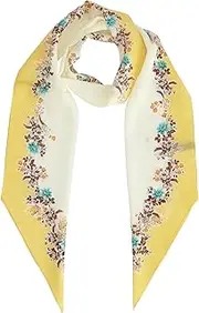 [ＪＩＬＬ ＳＴＵＡＲＴ] Jill Stuart 50108005 Scarf, Rayon Scarf, Sword Point, Women's, Washable, Cool Touch Sensation, Sun Protection, Yellow [A], 約 横23cm×縦150cm