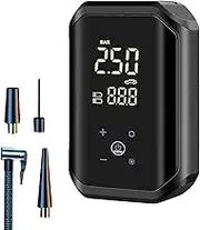 Electric Air Pump, Car Tire Inflator, Rechargeable High Pressure Compressor, Portable Pump for Bicycle Wheels, Sports Gear, Inflatable Mattress, Outdoor Travel Accessory