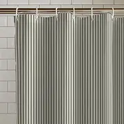 [Catherine Lansfield] Timeless Stripe 180x180cm Shower Curtain Green