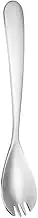 Salad Fork Spoon Creative Dual-use Household Salad Spoon Salad Fork Kitchen Cooking Utensil(Silver,17cm)
