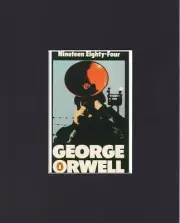 8X10" Matted Print Art Sci-Fi Book Cover George Orwell Nineteen Eighty-Four 1984