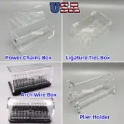 Dental Orthodontic Power Chain/Ligature Tie Organizer Storage Box/Arch Wire Box