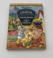 NEW Disney Classic Caballeros Collection: Saludos Amigos/Three Musketeers DVD