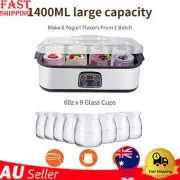 Upgraded Probiotic Yogurt Maker with Adjustable Time &Temp Control Yogurt Makers