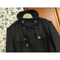 在飛比找蝦皮購物優惠-Burberry 黑色Cashmere大衣UK8