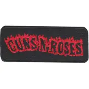 Guns N Roses Flames Logo Iron Sew Patch Official Band Merch