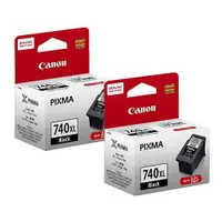 在飛比找ETMall東森購物網優惠-【2入組合價】Canon 原廠 PG-740XL 黑色 高容