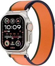 [Arctime] Trail Loop Nylon Band Compatible with Apple Watch Band Ultra 2/Ultra 49mm 46mm 45mm 44mm, Elastic Sport Strap, Breathable Replacement Band for iWatch Series 10/SE/9/8/7/6/5