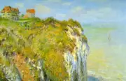 Claude Monet - Cliffs Poster 17.5" x 11.5" Laminated