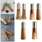 Salt and Pepper Mill Set Household Wooden Manual for Kitchen Outdoor Picnic