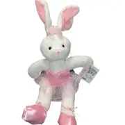 Ganz Plush Bunny Rabbit Ballerina Tutu Stuffed Animal Nursery Shower Gift 16”