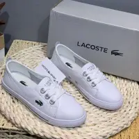 在飛比找蝦皮購物優惠-Lacoste Crocodile 白色女士便鞋整盒