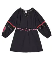 [Scotch & Soda Kids] Scotch & Soda Kids Embroidered cotton dress Y 10 black