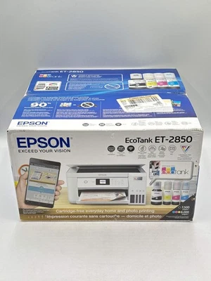 Epson EcoTank ET-2850 Wireless Color All-in-One Supertank Printer w/ Scan, Copy