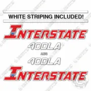 Fits Interstate 40DLA Decal Kit (Set of 2) Flatbed Trailer Replacement Decals