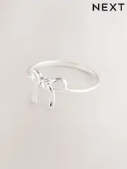 Sterling Silver Bow Ring (F33197) | $26
