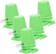 LOPUNER 5pcs Clockwork Walking Robot Mechanism Compact DIY Movement Part for Creative Projects Easy Repair Hands Crafting Fun Replacement for Old