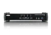 Aten 4 Port USB 3.0 4K DisplayPort KVMP USB 3.0 Switch. Support 4096 x 2160 @ 60
