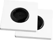 CLISPEED Light Switch Cover Plate Cable Pass Through Wall Plate Round Electrical Box Cover Wall Wire Hider Tv Wire Hider