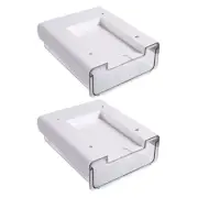 2 Pcs Drawer Storage Box Closet Junk Desk Pen Holder Pencil Case