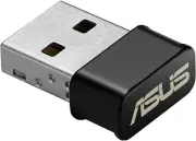 USB-AC53 Nano, AC1200 Dual-Band USB Wi-Fi Adapter,Black