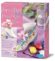 4M - Paint Your Own Porelain Mini Shoe Vase