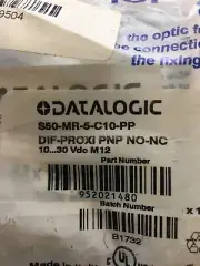 DATALOGIC S50-MR-5-C10-PP sensor (bin36)
