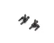 Kyosho RC 1/28 Mini Z PARTS -CAMBER KNUCKLE-1 Deg- (MR-04) (2PC) #MZW702-1 BLACK