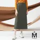 MYVEGA麥雪爾 MA側口袋造型A字八分裙-橄欖綠