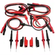 2 AideTek needle tip test leads For FLUKE multimeter alligator clips TLP20155