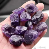 在飛比找樂天市場購物網優惠-優樂悅~靈昌水晶碎石天然紫水晶原石擺件紫色礦石擴香石能量水晶