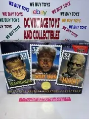 KENNER UNIVERSAL STUDIOS MONSTERS COLLECTION 12" FIGURE SET Vintage 1997