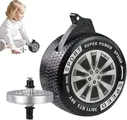 Toy Top - Tyre Gyro Battle Board Game,Portable Battling Spinner Top Board Toy for Ages 3+ Kids Birthday Christmas Easter Stocking Stuffer Outdoor School Travel