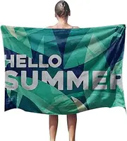 Genérico Travel Towel, Beach Towel for Adults – Lightweight Quick Dry Towel 59 x 27.5 Inches, Reversible Towel for Pool, Camping, Beach, Travel, Sports Backpack