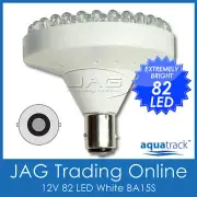 12V 82-LED LIGHT BA15S GLOBE 1156 - Caravan/Boat/Cabin/Bunk/Ceiling/Motorbike